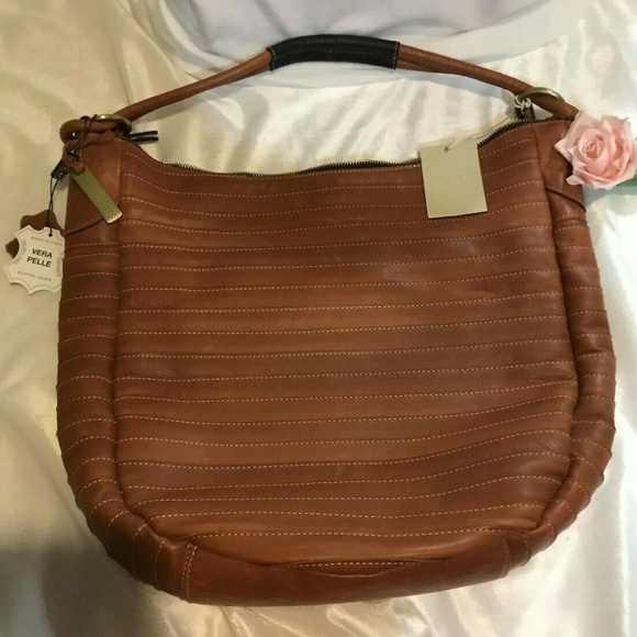 Vera Pelle Bags | Il Duca Vera Pelle Leather Brown Hobo Large | Poshmark